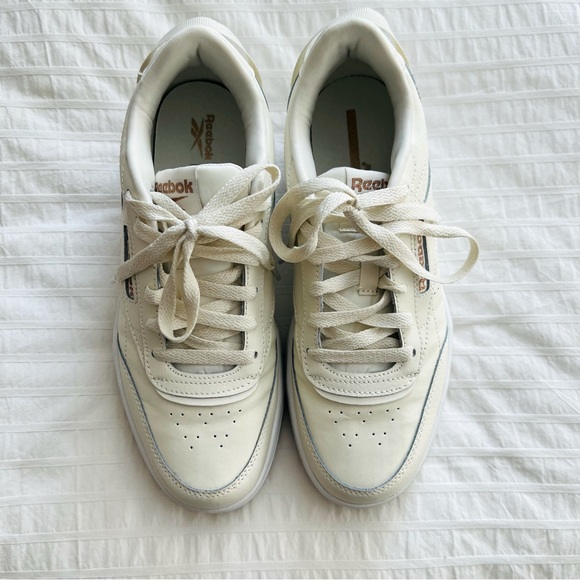 Reebok Club C Platform Sneaker - Off white w/Rose Gold - Picture 2 of 5